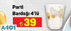 PARTİ BARDAĞI 4'LÜ
